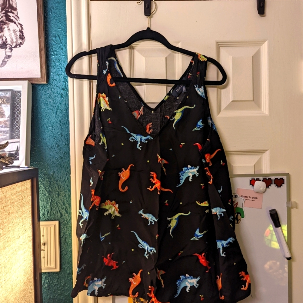 Modcloth Dinosaur Tank Top